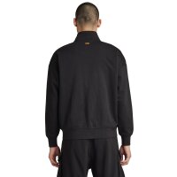 G-STAR Herren Sweatjacke - Rovic Zip Through Loose, Stehkragen, Reißverschluss, einfarbig Schwarz M