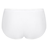 Sloggi Damen Midi-Slip, 4er Pack - Basic+Midi C4P, Unterwäsche, Baumwolle, Spitze, Logo, einfarbig Weiß/Schwarz/Braun/Grau 3XL