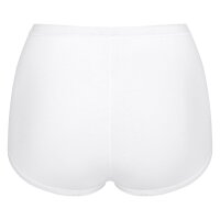 Sloggi Womens Maxi Briefs, 4-Pack - Basic+ Mixi C4P, Underwear, Cotton, Lace, Logo, solid color White/Blue 2XL (XX-Large)