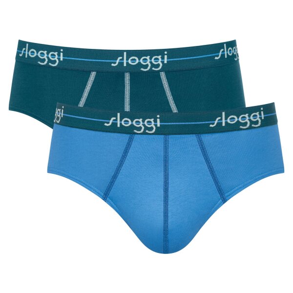 Sloggi mens briefs 2-pack - Start midi C2P box, cotton Blue 2XL (XX-Large)