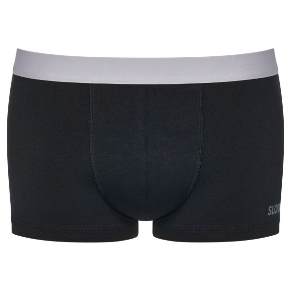 Sloggi mens boxer shorts, 6-pack - hipster, GO ABC 2.0, cotton, single-coloured Black S (Small)
