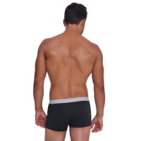 Sloggi mens boxer shorts, 6-pack - hipster, GO ABC 2.0, cotton, single-coloured Black S (Small)