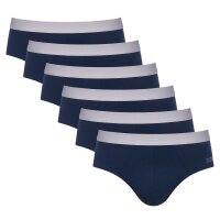 Sloggi mens briefs 6-pack - Brief GO ABC 2.0, pants, cotton Dark blue S (Small)