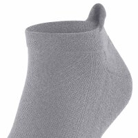 FALKE Unisex Sneakersocken - Cool Kick, Socken, Polyester, einfarbig, kurz  Hellgrau 42-43