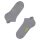 FALKE Unisex Sneaker Socks - Cool Kick, Socks, Polyester, single-colored, short  Light gray 42-43
