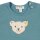 Steiff Baby T-Shirt - Basic, Kurzarm, Teddy-Applikation, Cotton Stretch, uni Mittelblau (Bluestone) 74