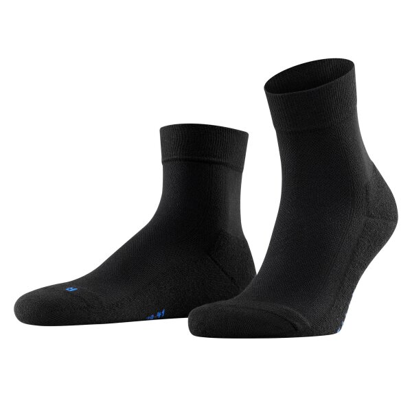 FALKE Unisex Socken - Cool Cick, Polyester, einfarbig Schwarz 39-41