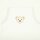 Steiff baby bath poncho - hood, teddy bear motif, cotton terry cloth, 68x50cm White One size