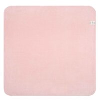 Steiff Baby Badetuch mit Kapuze - Teddymotiv, Baumwoll-Frottee, uni, 100x100cm Rosa One size