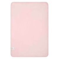 Steiff baby blanket - teddy bear motif, lined, jersey, stretch cotton, 65x95cm Light Pink One size