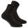 Rohner Advanced Socks Unisex Quarter Trekking Socks - Fibre Light Quarter Black 42-44 (7.5-9 UK)