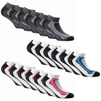 Rohner Basic Unisex Sneaker Sports Socks, 6 pack - Sport,...