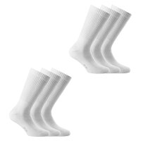 Rohner Basic Unisex Sport Socken, 6er Pack - Basic Sport, einfarbig