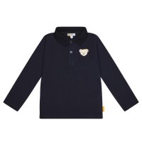 Steiff childrens polo shirt, long sleeves - basic, button...