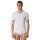 SCHIESSER Herren 1/2 Arm T-Shirt - Jacke, Cotton Essentials, Doppelripp, Weiß 6 (Gr. Large)