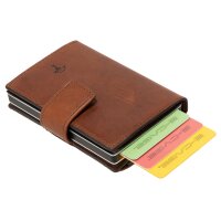 JOOP! mens wallet - E-Cage, Loreto C-Three sv8, 7x10,5x2,5 (HxWxD) Brown