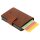 JOOP! Herren Geldbörse - E-Cage, Loreto C-Three sv8, 7x10,5x2,5 (HxBxT) Braun