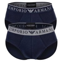 EMPORIO ARMANI Herren Slips, 2er Pack - ENDURANCE, Briefs, Stretch Cotton, Logo