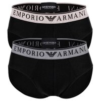 EMPORIO ARMANI Herren Slips, 2er Pack - ENDURANCE, Briefs, Stretch Cotton, Logo