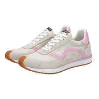 JOOP! Damen Sneaker - Misto Leone Sneaker xc6, Turnschuh, Schnürung, Logo Beige/Rosa EUR 36
