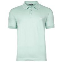 EMPORIO ARMANI mens polo shirt - EMBROIDERY LOGO, short sleeve, pique, stretch cotton