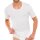SCHIESSER Herren 1/2 Arm T-Shirt - Jacke, Cotton Essentials, Feinripp, Weiß 8 (Gr. XX-Large)