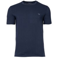 EMPORIO ARMANI Mens Pyjama Set 2-piece - ENDURANCE, Round Neck, Short, Stretch Cotton Navy M (Medium)