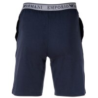 EMPORIO ARMANI Mens Pyjama Set 2-piece - ENDURANCE, Round Neck, Short, Stretch Cotton Navy M (Medium)