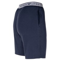EMPORIO ARMANI Mens Pyjama Set 2-piece - ENDURANCE, Round Neck, Short, Stretch Cotton Navy M (Medium)