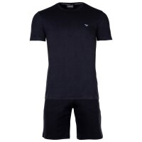 EMPORIO ARMANI Herren Schlafanzug, kurz - INTERLOCK, Pyjama, Shorty, Cotton