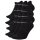 NIKE Unisex 12-Pack Sneaker Sports Socks - Everyday, Lightweight No Show, unicoloured Black 34-38 (UK 2-5)