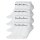 NIKE Unisex 12-Pack Sneaker Sports Socks - Everyday, Lightweight No Show, unicoloured White 34-38 (UK 2-5)