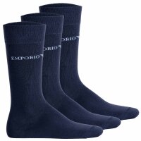 EMPORIO ARMANI Herren Socken, 3er Pack - CASUAL COTTON, Kurzsocken, One Size