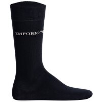 EMPORIO ARMANI Mens Socks, 3 Pack - CASUAL, Short Socks, One Size
 Black 40-45
