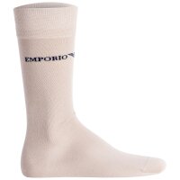 EMPORIO ARMANI Herren Socken, 3er Pack - CASUAL COTTON, Kurzsocken, One Size Marine/Nude/Blau 40-45