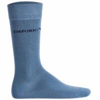 EMPORIO ARMANI Mens Socks, 3 Pack - CASUAL, Short Socks, One Size
 Navy/Nude/Blue 40-45