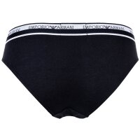 EMPORIO ARMANI Womens Briefs, 2 Pack - ICON LOGOBAND, Briefs, Cotton Stretch Black S (Small)