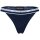 EMPORIO ARMANI Damen String, 2er Pack - ICON LOGOBAND, T-Thong, Cotton Stretch Marine S