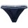 EMPORIO ARMANI Damen String, 2er Pack - ICON LOGOBAND, T-Thong, Cotton Stretch Marine S