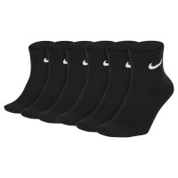 NIKE Unisex 6-Pack Sports Socks - Everyday, Lightweight...