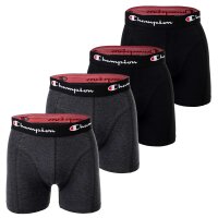 Champion Herren Boxershorts, 4er Pack - Baumwolle,...