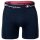 Champion mens boxer shorts, 4-pack - cotton, logo waistband, solid colour Navy S (Small)
