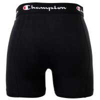 Champion Herren Boxershorts, 4er Pack - Baumwolle, Logobund, einfarbig Schwarz 2XL