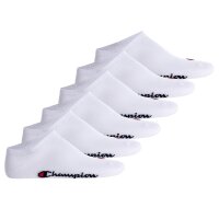 Champion Unisex Sneaker Socken, 6er Pack - Sneaker Socken Basic, Logo Weiß EU 35-38