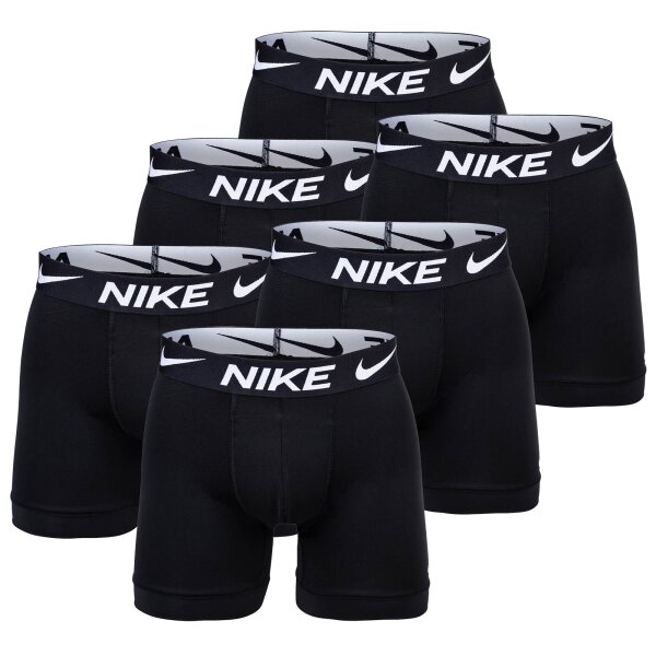 NIKE Herren Boxer Shorts, 6er Pack - Boxer Briefs, Dri-Fit Micro, Logobund