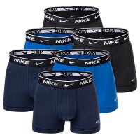NIKE Herren Boxer Shorts, 6er Pack - Trunks, Logobund, Cotton Stretch