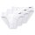 SCHIESSER mens briefs 3-pack - Supermini, Rio briefs, Essentials, Cotton Stretch White M (Medium)
