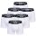 NIKE Mens Boxer Shorts, Pack of 6 - Trunks, Logo Waistband, Cotton Stretch White L (Large)