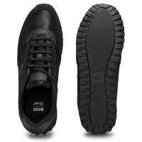 BOSS Herren Sneaker - Parkour-L Runn ny, Turnschuh, Polyester, Logo, Schnürung Schwarz EUR 41