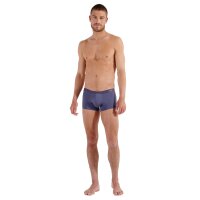 HOM Herren Boxershorts - Comfort Boxer Briefs, Modal Clean Cut, einfarbig Blau 2XL